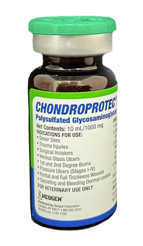 Rx Chondroprotec (polysulfated glycosaminoglycan) 1000mg x 10 ml vial for Dogs, Cats, & Horses - Buy Pet Shop