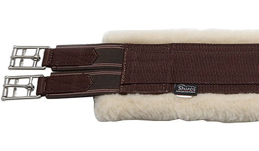 Perri's Nylon Fleece Lined Girth, Brown - Buy Pet Shop