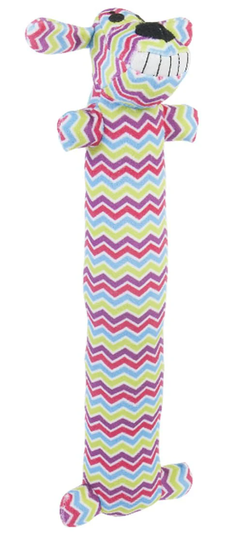 Spring Loofa Dog, Chevron, 12