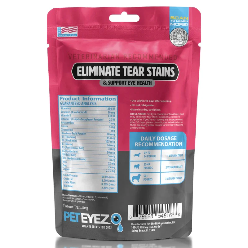 PetEyez Vitamin Treats for Dog Eye Health - Buy Pet Shop