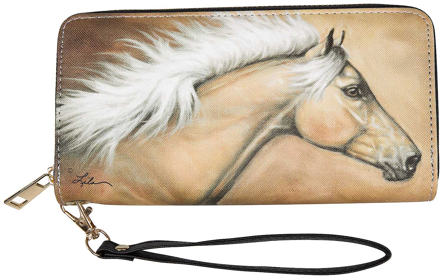 Lila Palomino Clutch Wallet with Wristlet - Buy Pet Shop
