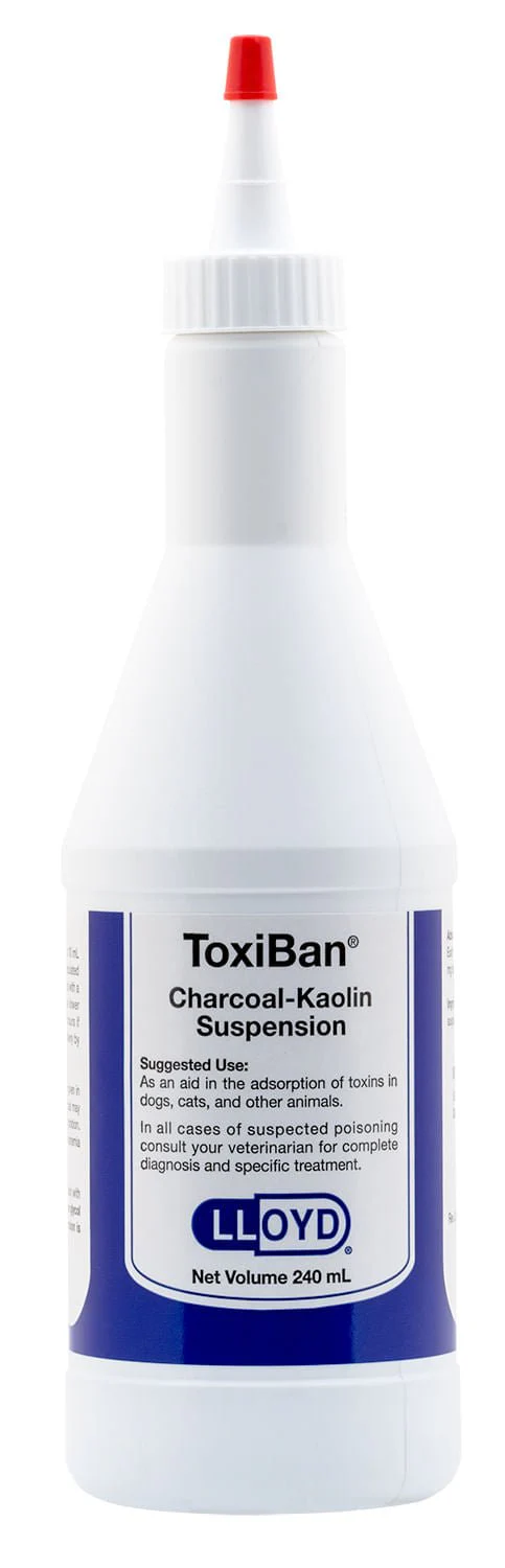 ToxiBan Charcoal-Kaolin Suspension, 240 mL - Buy Pet Shop