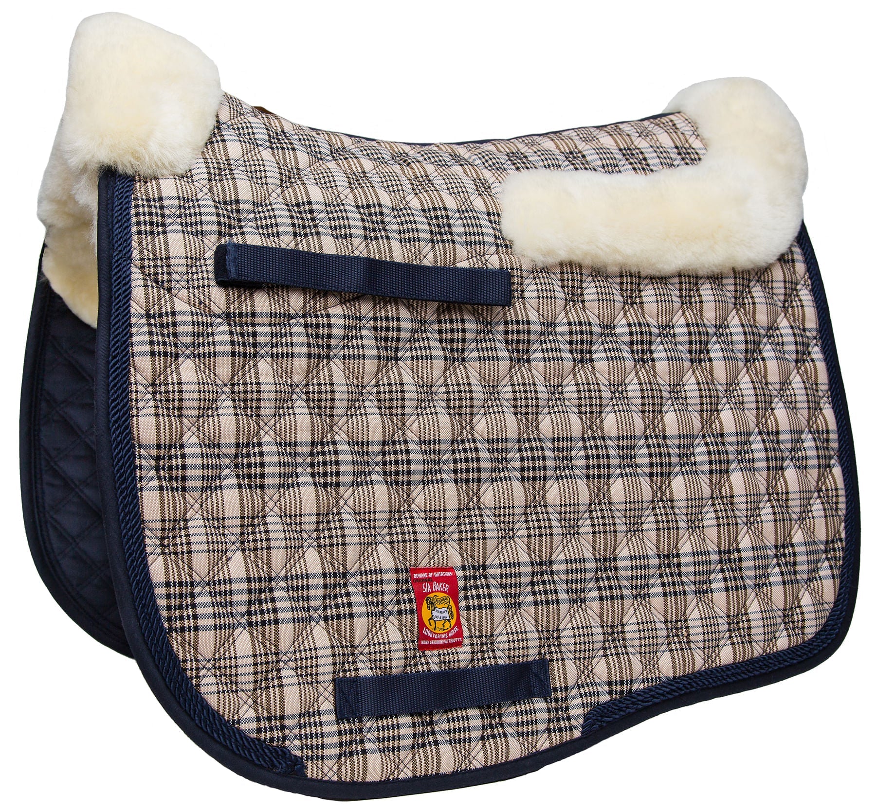 Lettia Baker Plaid Sheepskin Dressage Pad - Buy Pet Shop