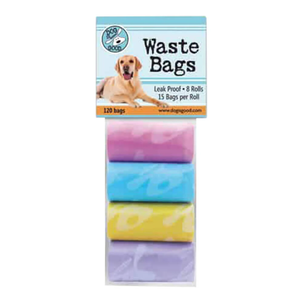 Dog is Good Pet Waste Bags Pastels, 8 Roll Pack - Buy Pet Shop