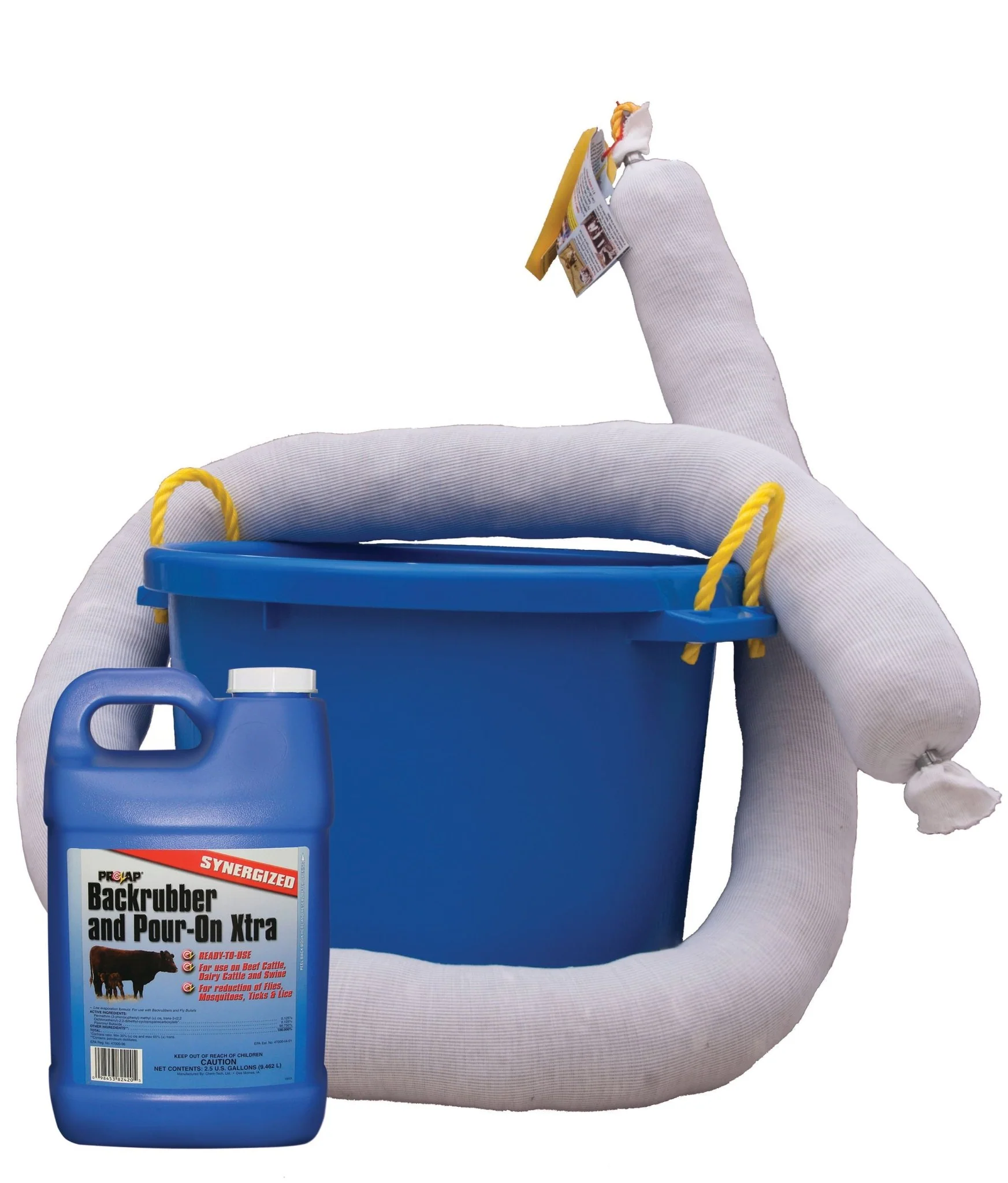 Cattle Rub Tub, 4 Piece Kit - Buy Pet Shop