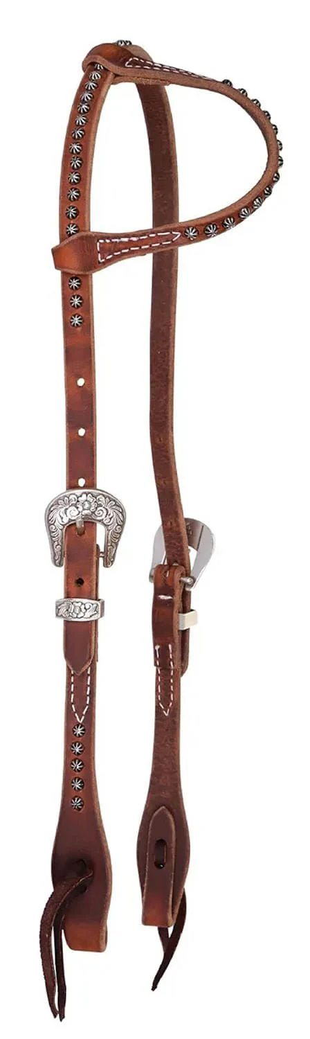 Reinsman Rosewood & Spots One Ear Headstall, Full - Buy Pet Shop