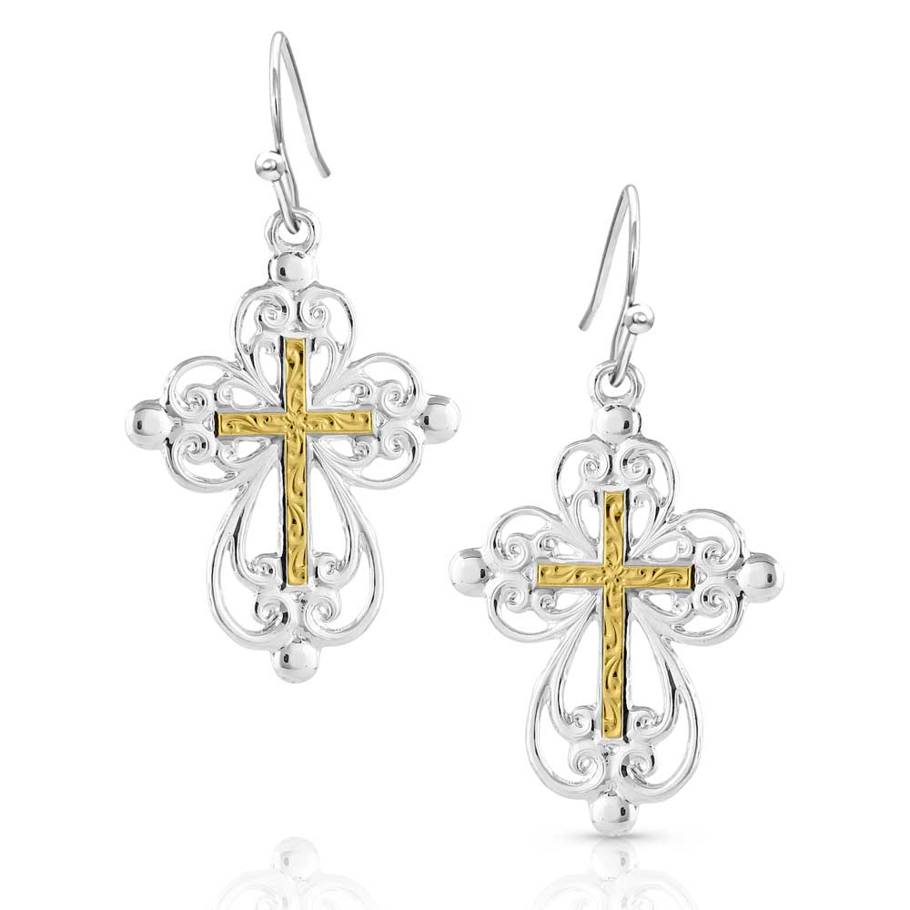 Enlightened Faith Cross Earrings - Buy Pet Shop