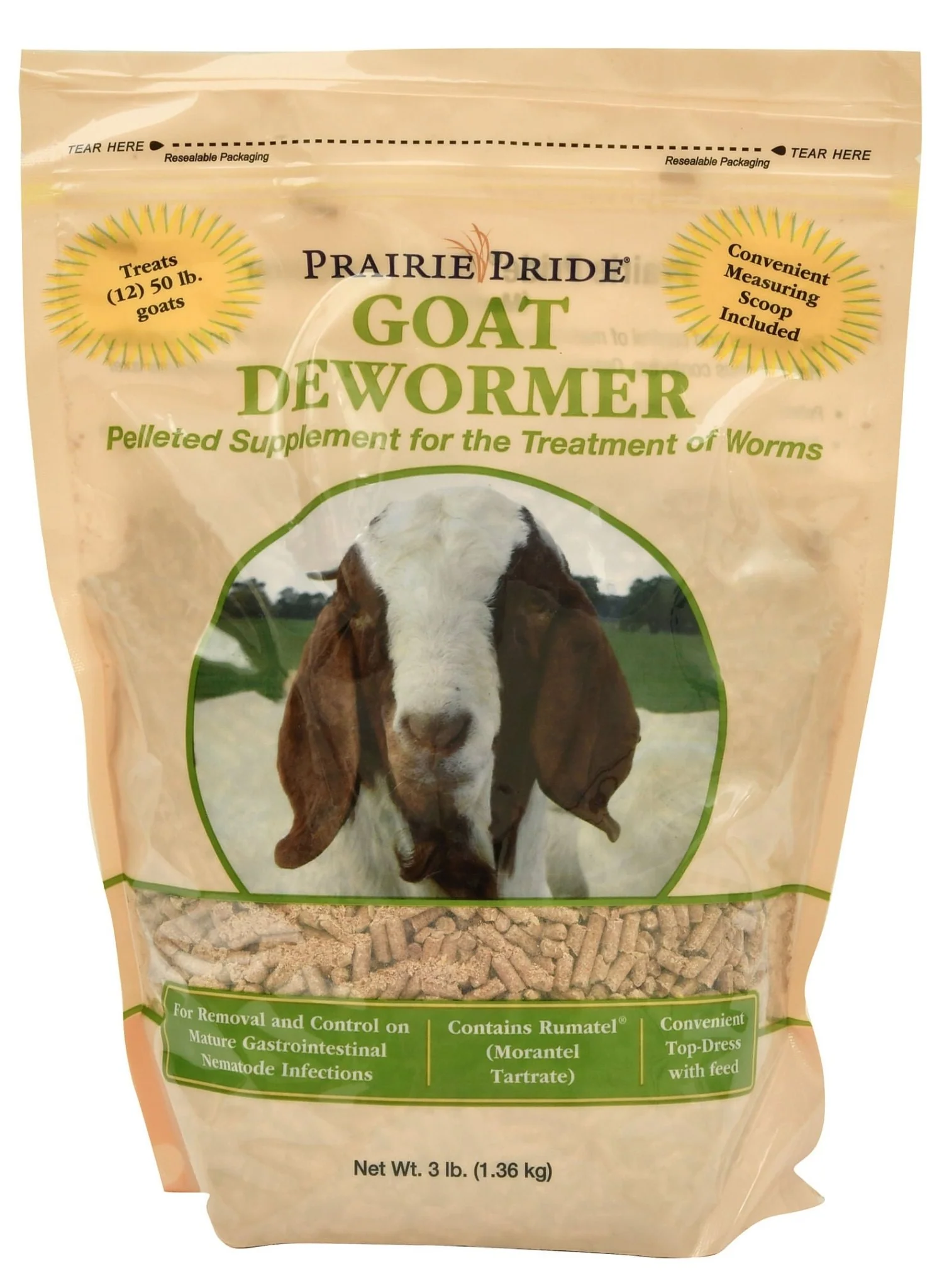 Prairie Pride Pelleted Goat Dewormer, 3 lb - Buy Pet Shop