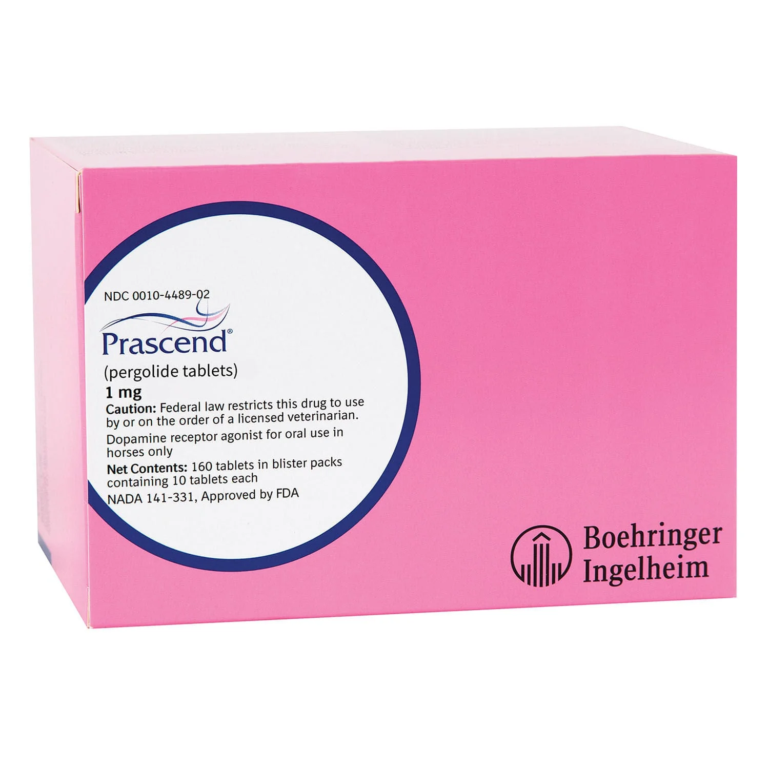 Rx Prascend (pergolide tablets) for Horses, 1 mg - Buy Pet Shop