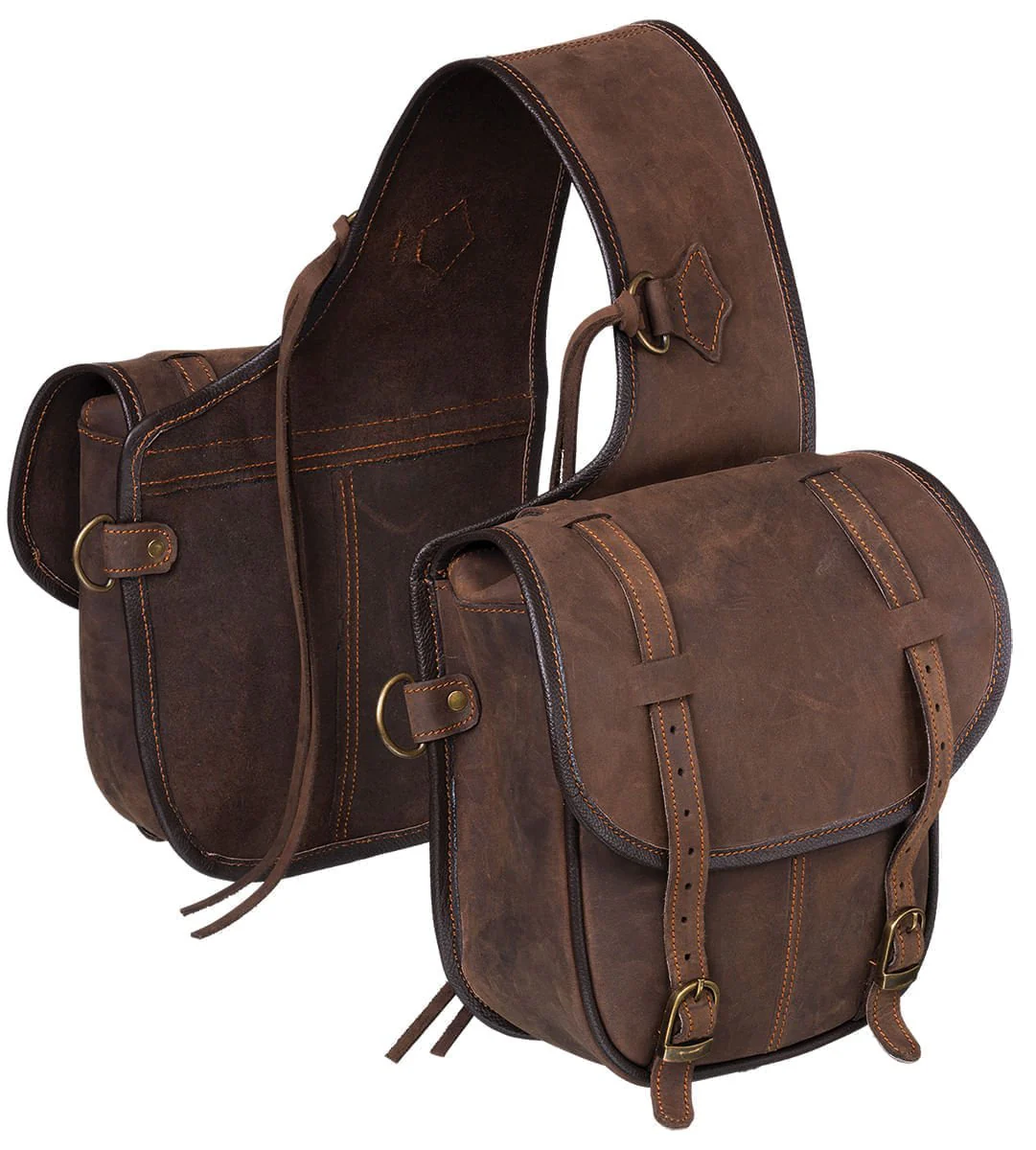 Tough 1 Soft Leather Saddle Bag - Buy Pet Shop