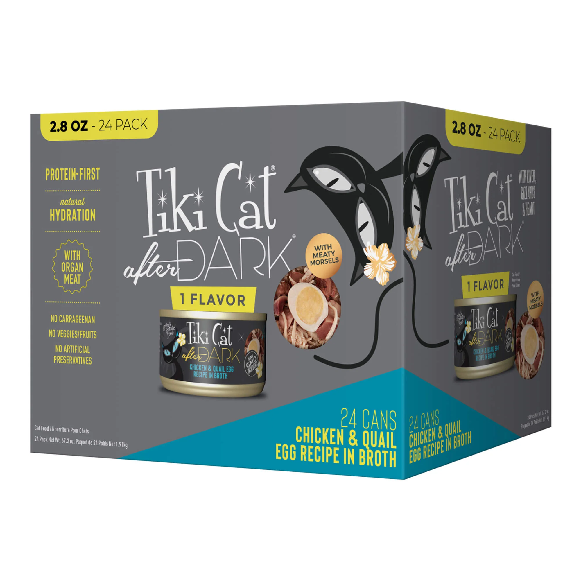 Tiki Cat After Dark Wet Cat Food, Chicken & Quail Egg Multi Pack - Buy Pet Shop