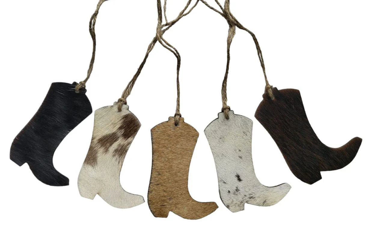Cowhide Leather Christmas Ornament - Buy Pet Shop