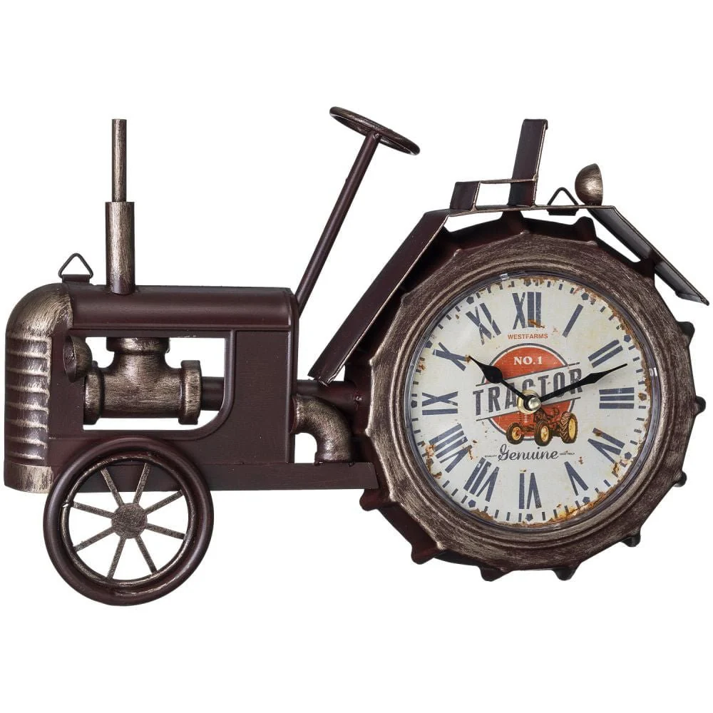 Bronze Tractor Wall Clock - Buy Pet Shop