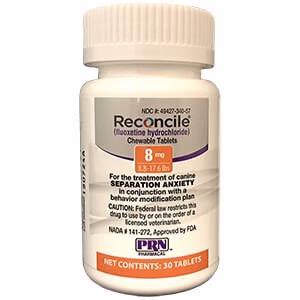 Rx Reconcile (fluoxetine hydrochloride) Chewable Tabs for Dogs - Buy Pet Shop