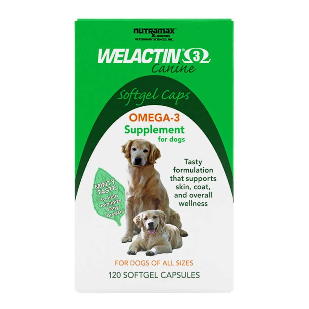 Nutramax Welactin Canine Softgels, 120 count - Buy Pet Shop