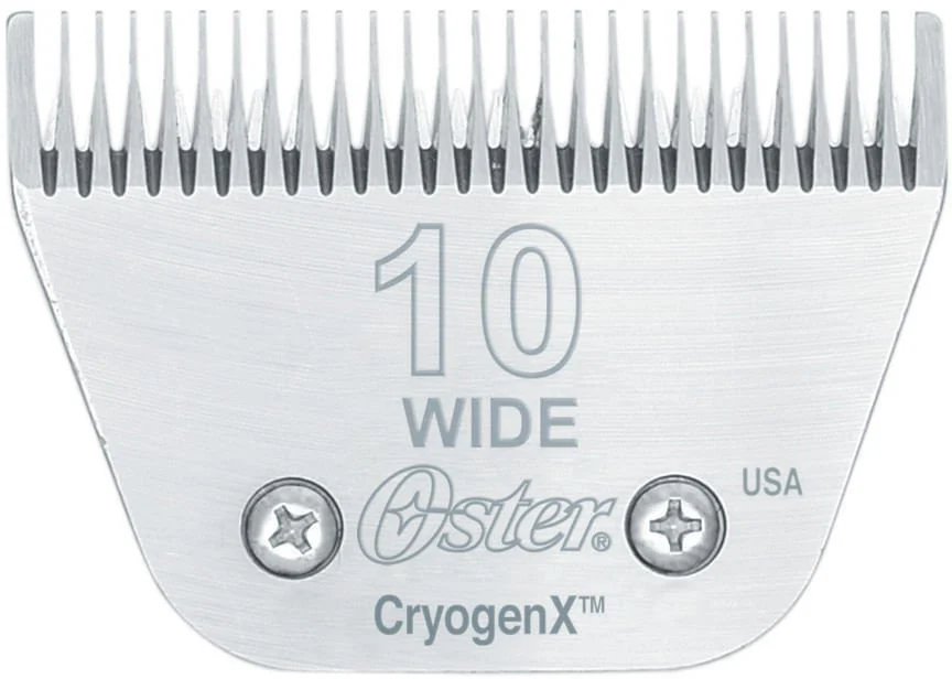 Oster Size 10 Wide CryogenX Blades - Buy Pet Shop