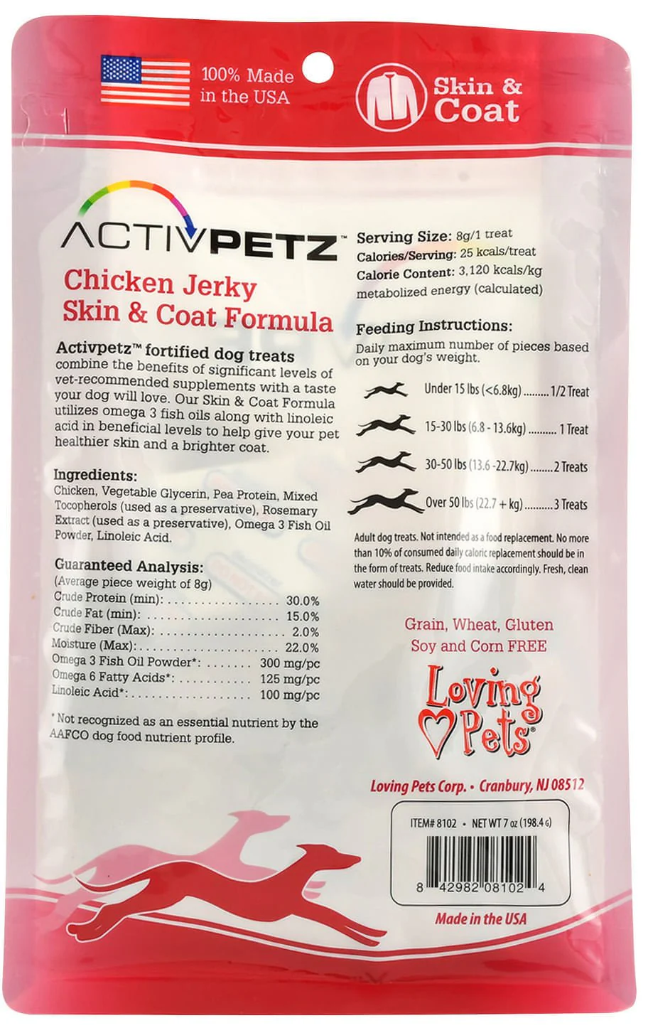 ActivPetz Skin & Coat Jerky Treats - Buy Pet Shop