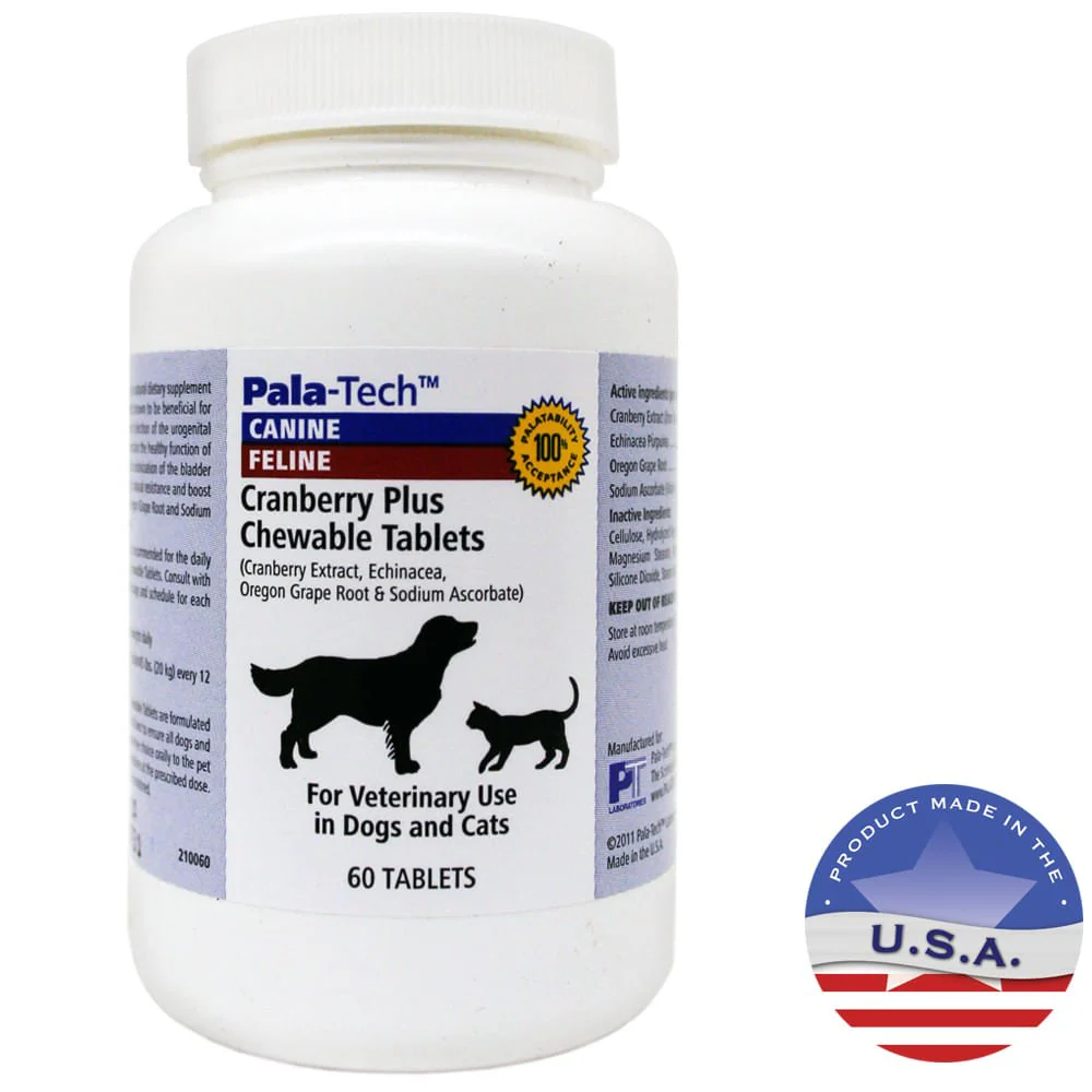 Pala-Tech Cranberry Plus Chewable Tablets, 60 ct - Buy Pet Shop