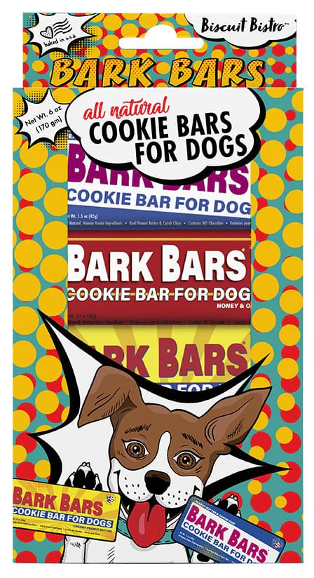 4-pk Bark Bars Cookie Bars, Variety Pack - Buy Pet Shop