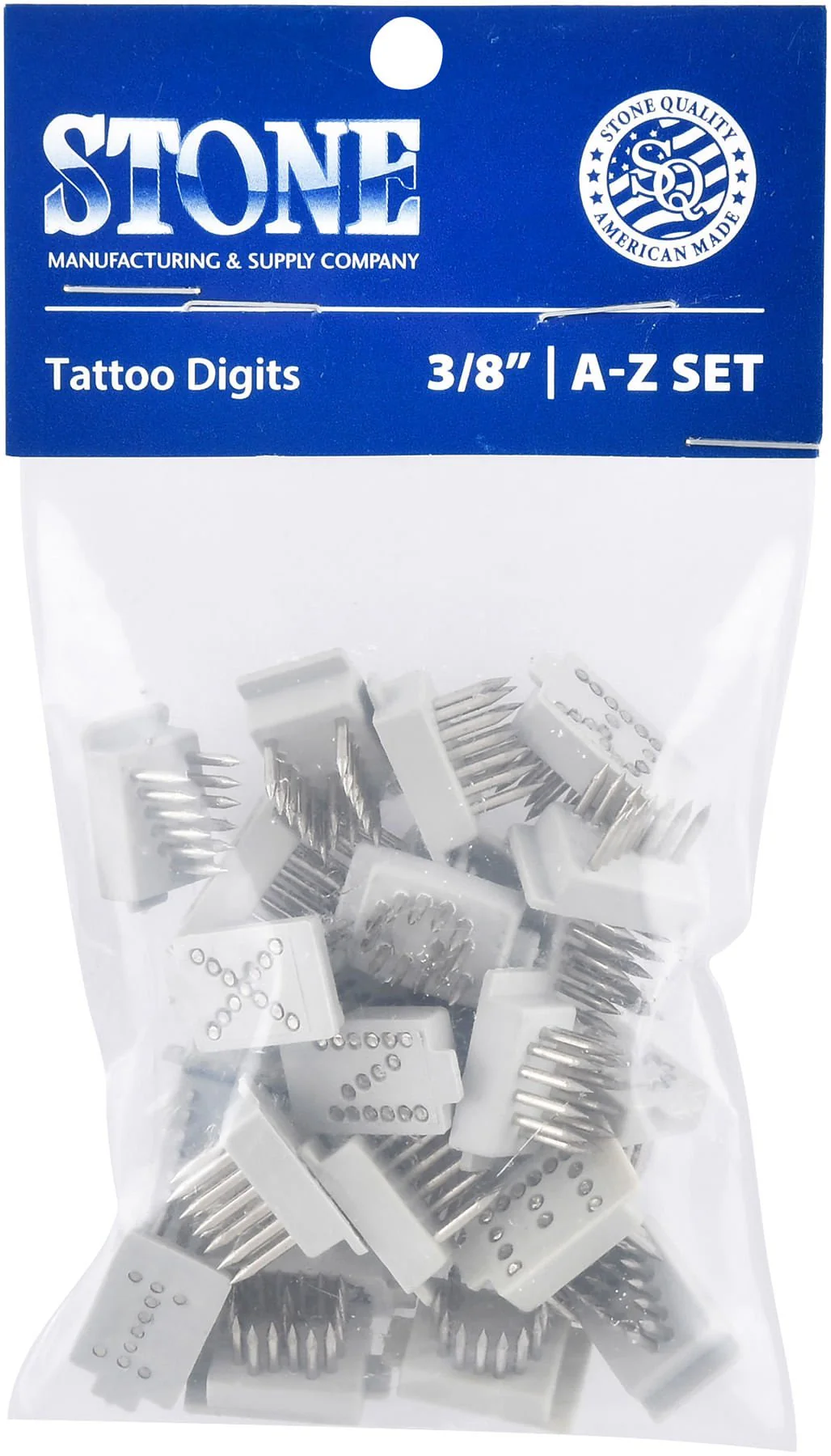 Stone Standard Tattoo Letters, A-Z Set - Buy Pet Shop