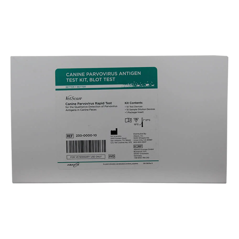 VetScan Canine Parvovirus Antigen Test Kit - Buy Pet Shop