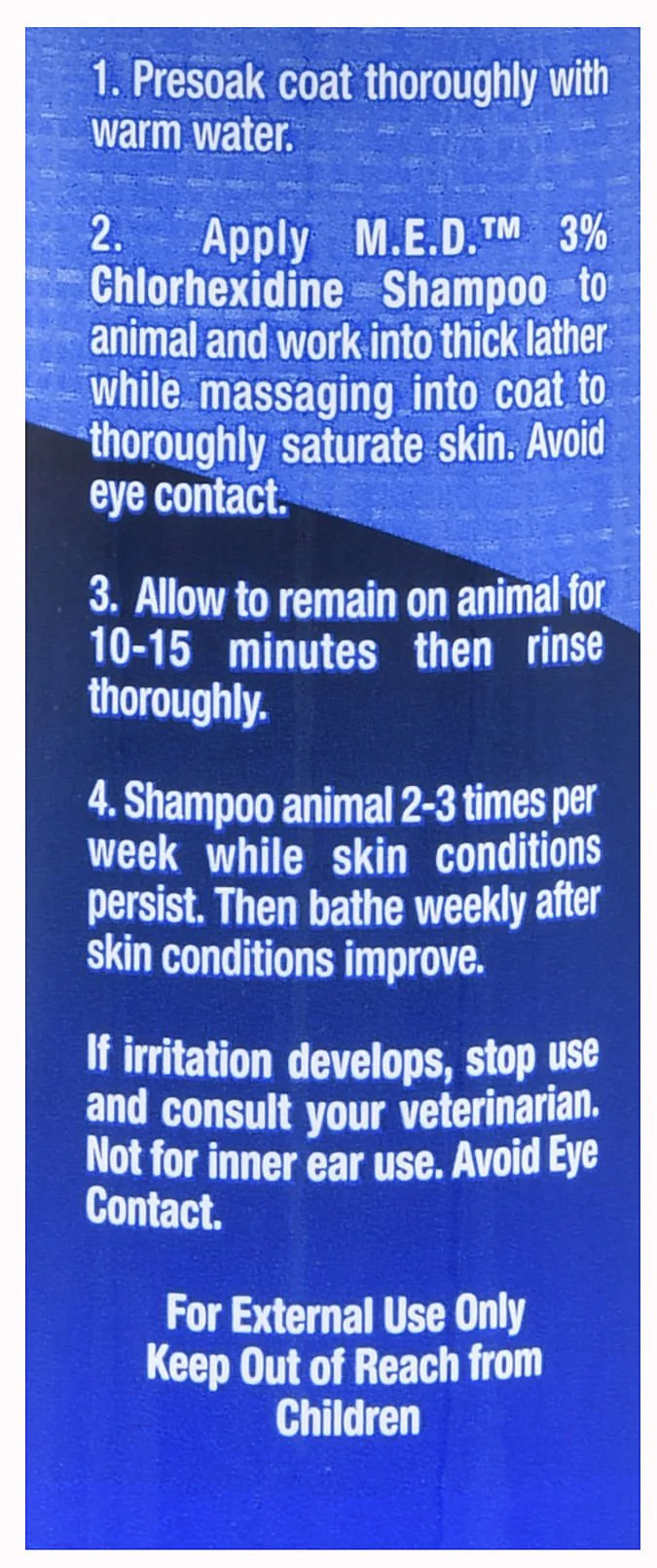 M.E.D. 3% Chlorhexidine Shampoo - Buy Pet Shop