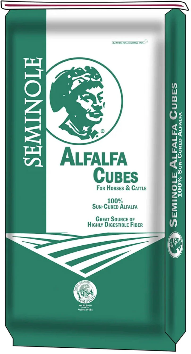 Seminole Timothy Alfalfa Cubes, 50 lb bag - Buy Pet Shop