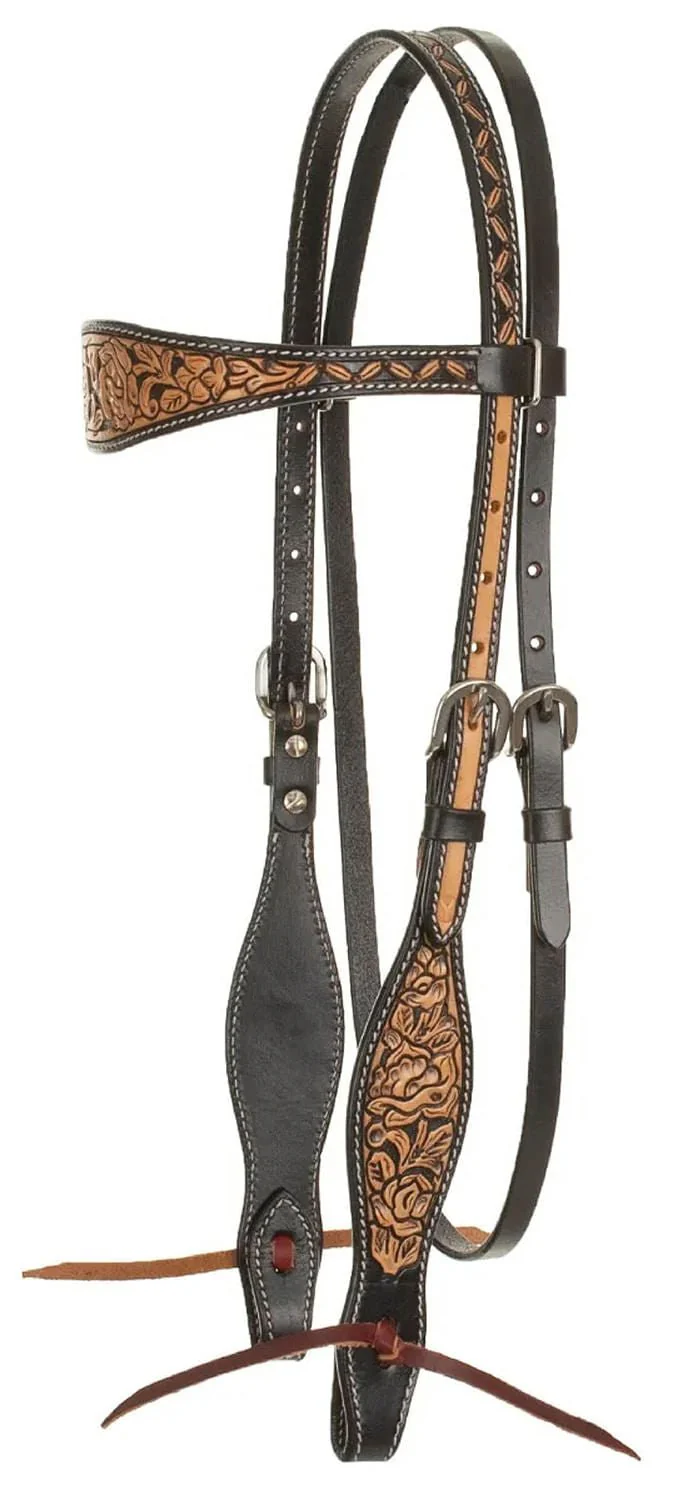 Circle Y Blooming Wild Browband Headstall, Full - Buy Pet Shop