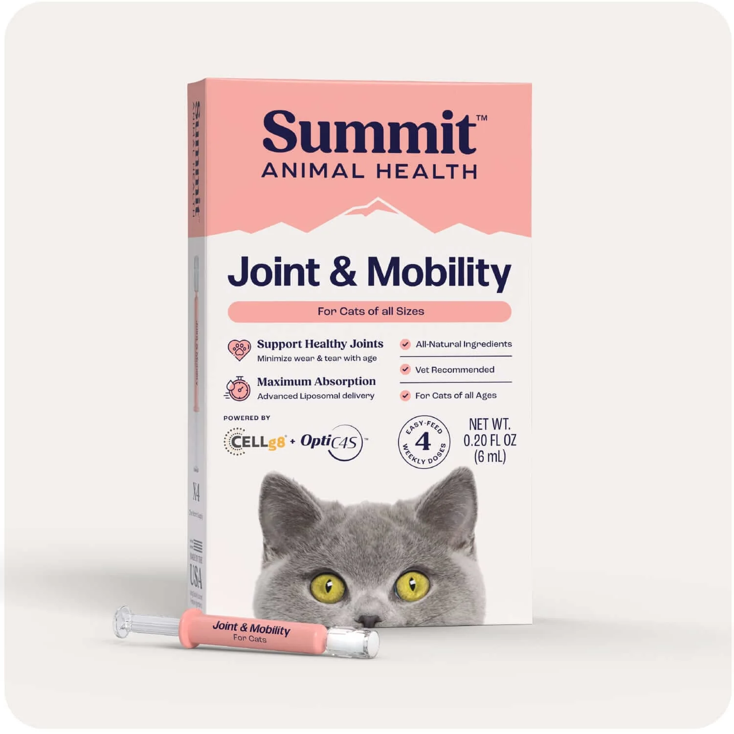 Summit Animal Health - Joint & Mobility Liquid for Cats, 6ml - Buy Pet Shop