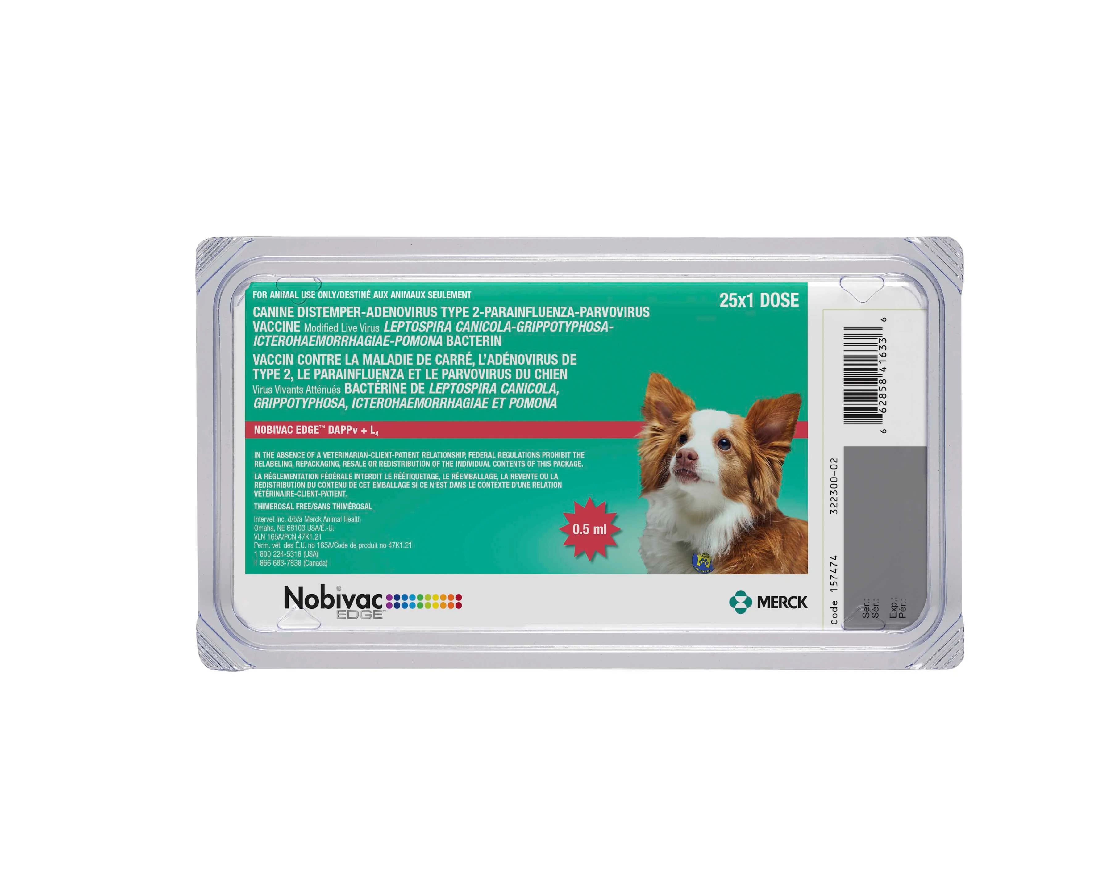 Nobivac EDGE DAPPVL4, 25 x 0.5mL Doses - Buy Pet Shop
