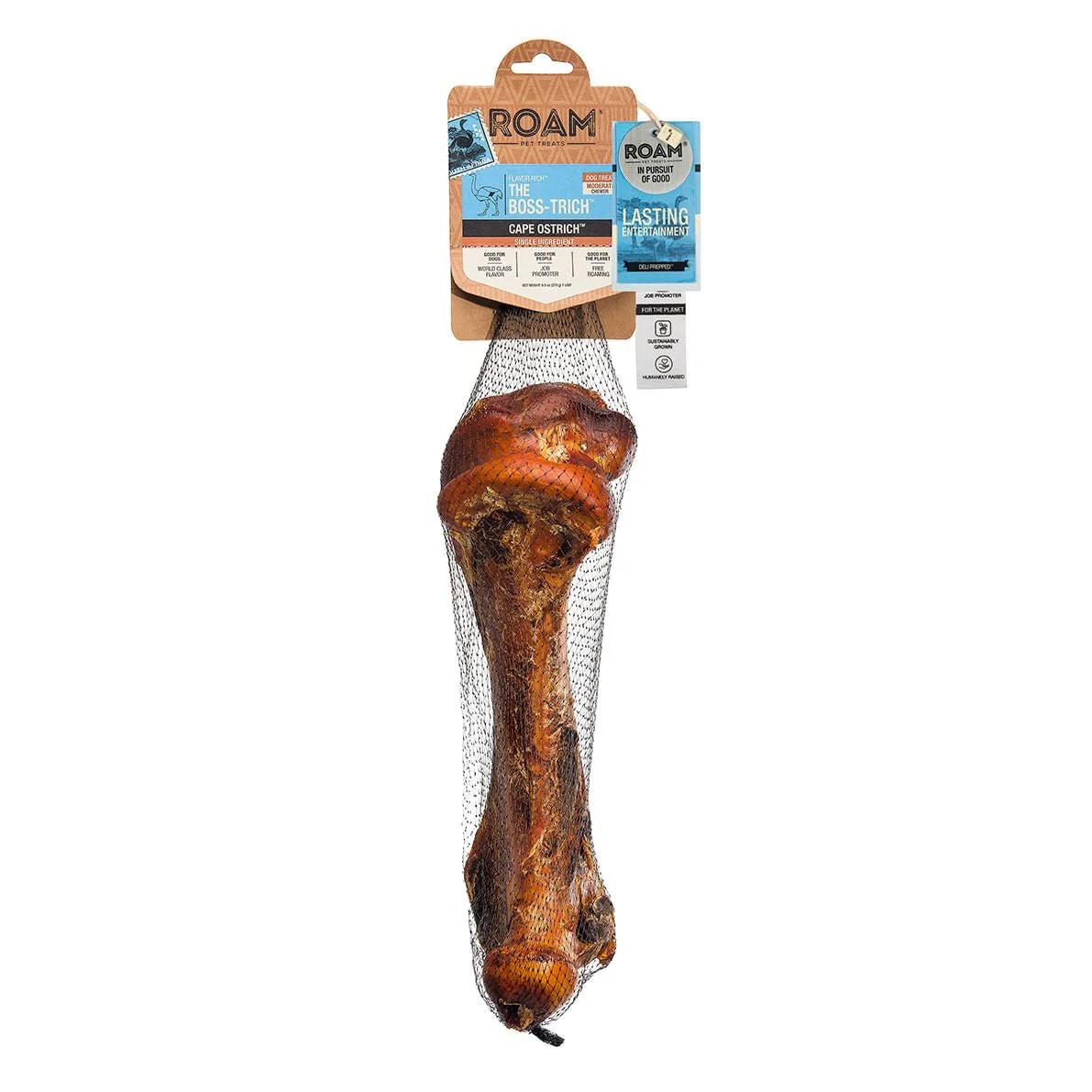 Roam Dog Treats The Boss-Trich Ostrich Bone - Buy Pet Shop