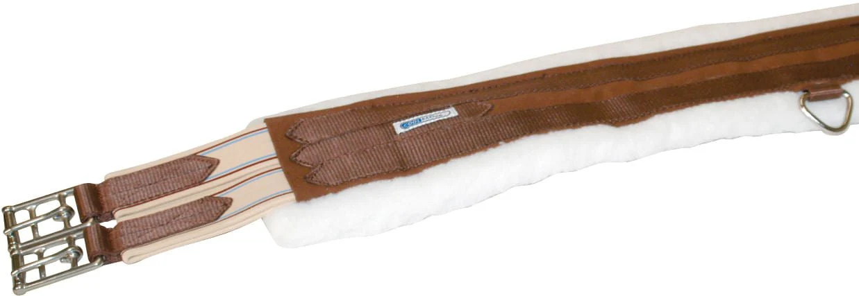 Lettia CoolMax Fleece Lined Girth, Brown - Buy Pet Shop