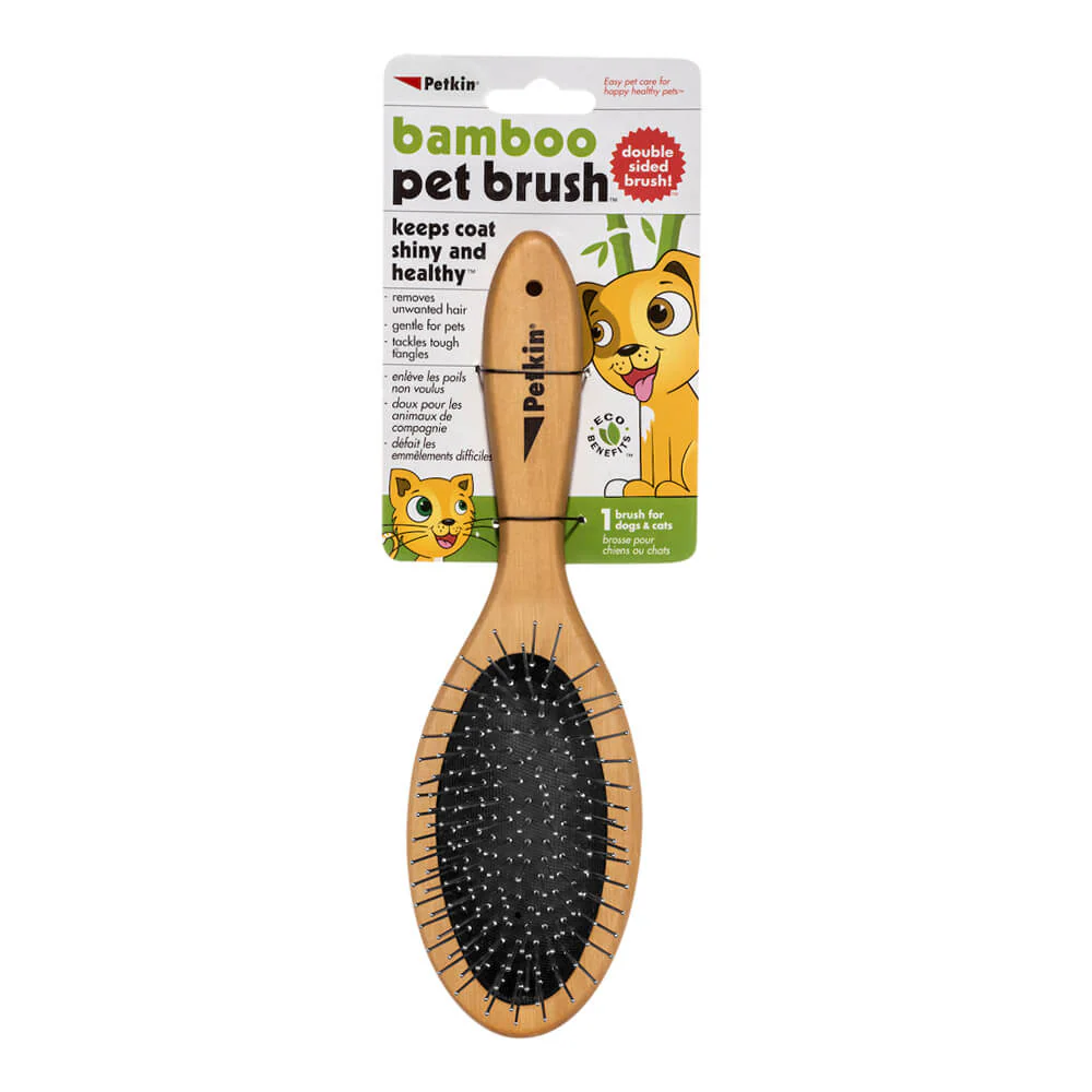 2 Sided Bamboo Brush - Buy Pet Shop