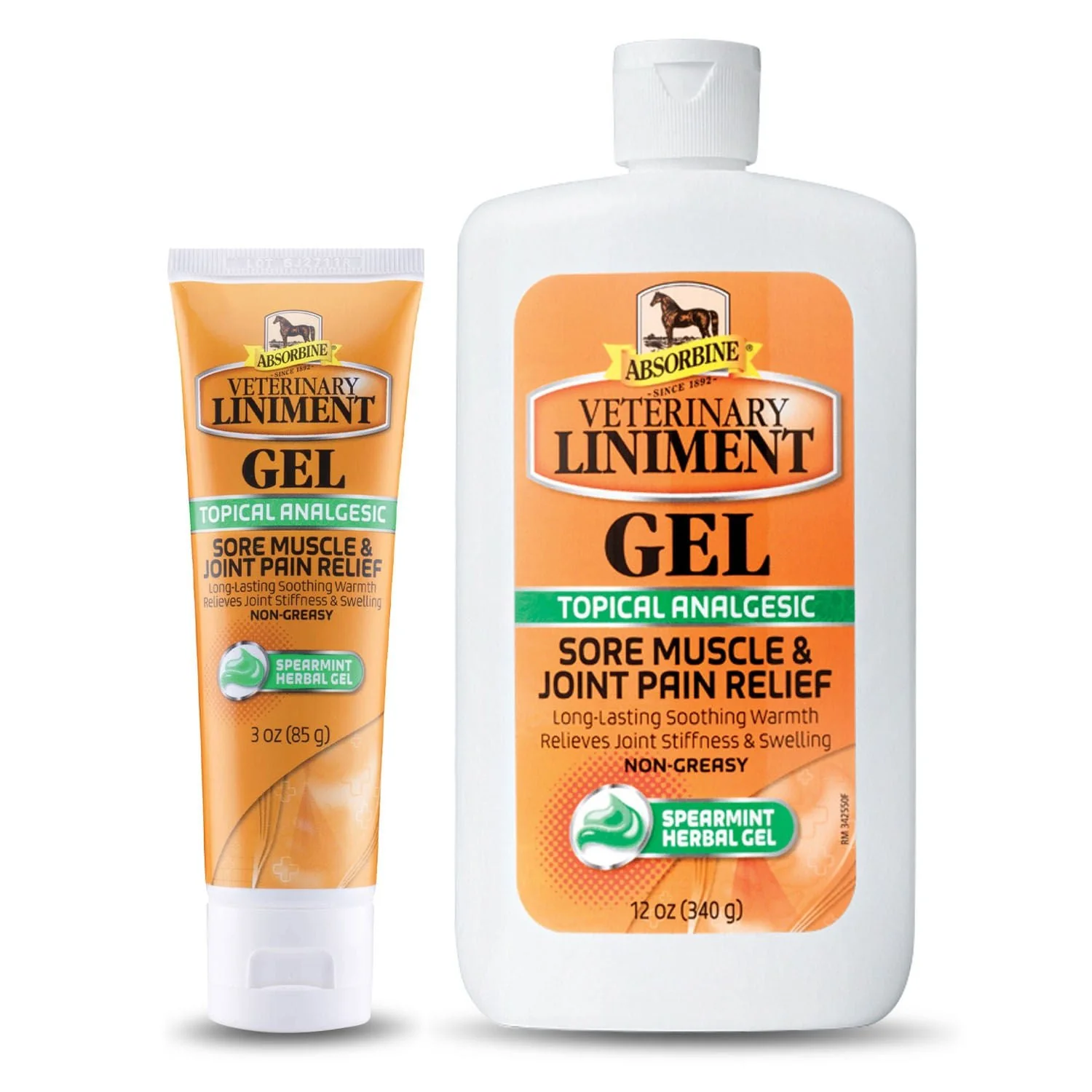 Absorbine Veterinary Liniment Gel, 3 oz and 12 oz Combo Pack - Buy Pet Shop