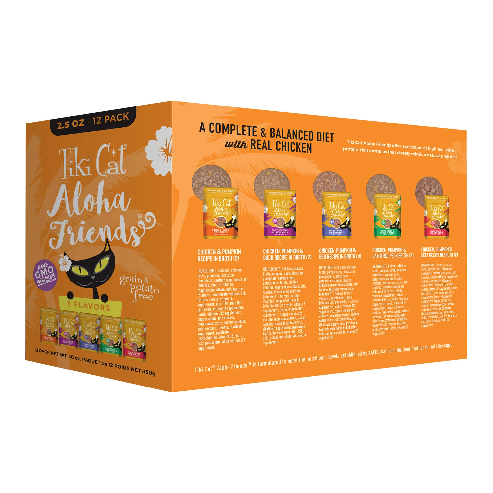 Tiki Cat Aloha Friends Wet Cat Food, Variety Pack, Pouches - Buy Pet Shop