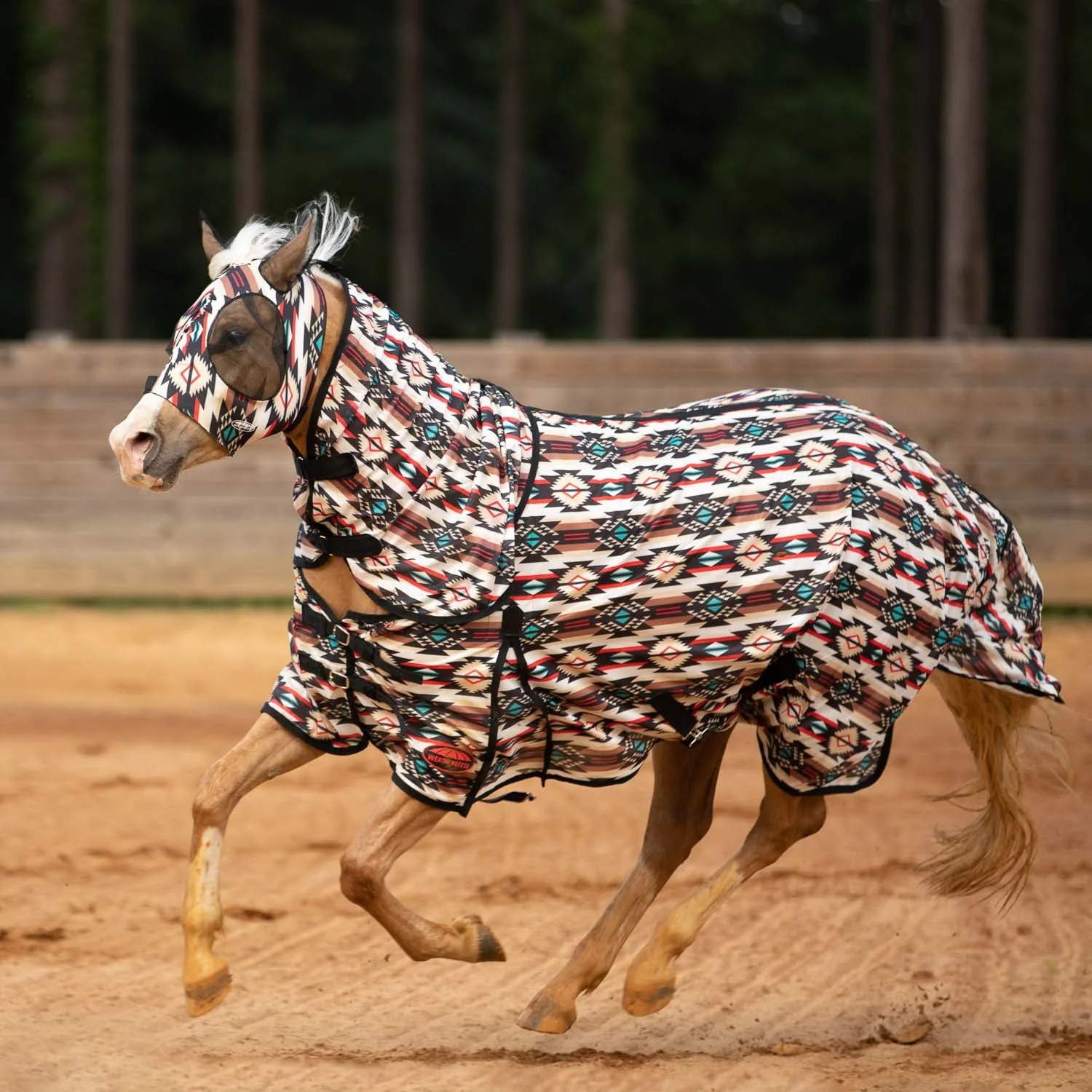 WeatherBeeta ComFITec Essential Mesh II Combo Neck Horse Fly Sheet, Diamond Navajo - Buy Pet Shop