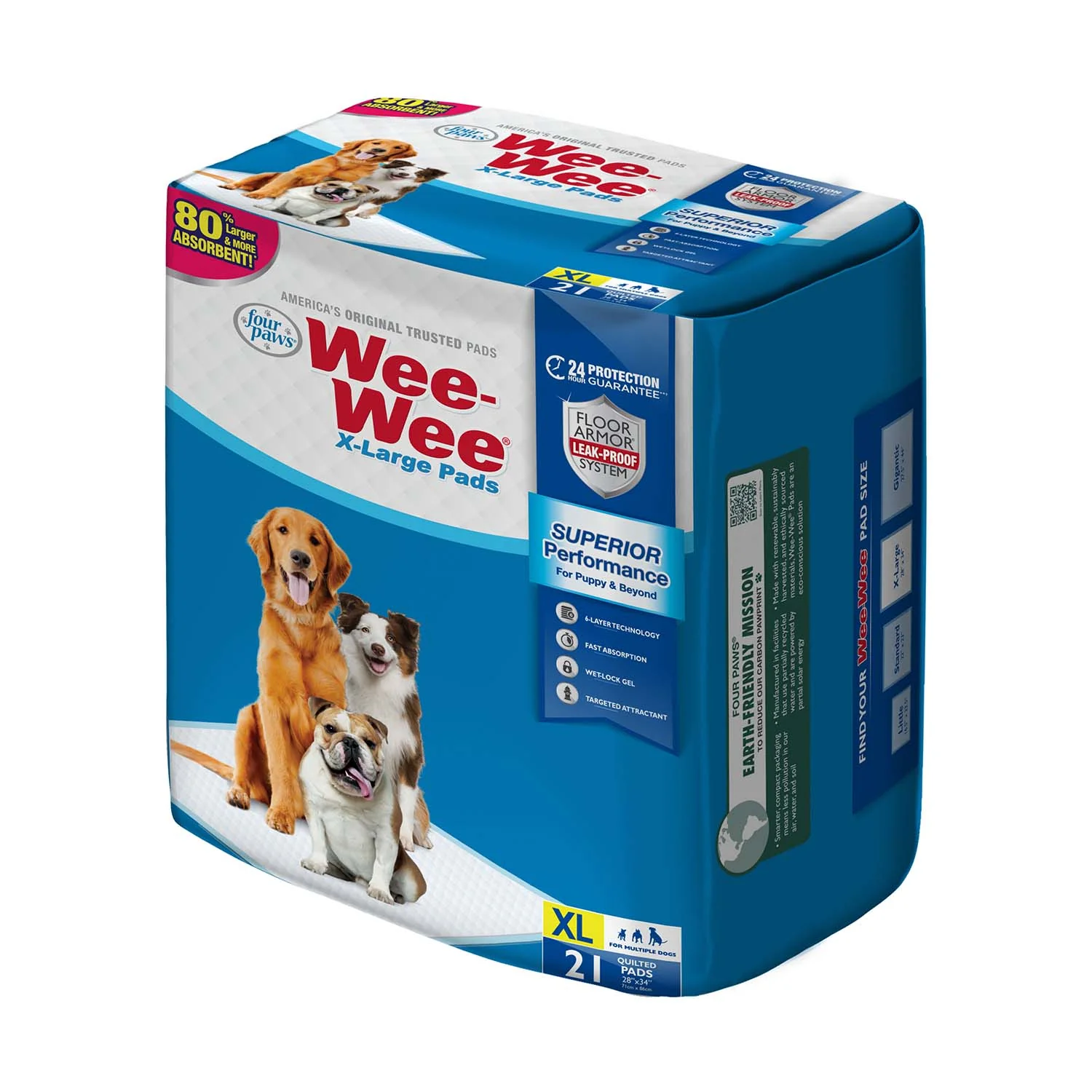 Wee-Wee Superior Performance X-Large Dog Pee Pads - Buy Pet Shop