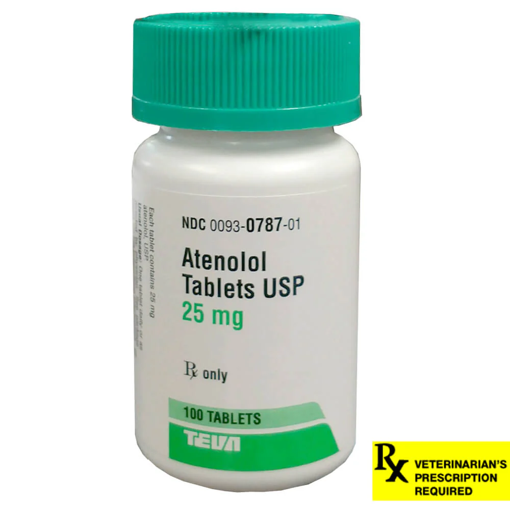 Rx Atenolol, 25mg x 100 Tablets - Buy Pet Shop