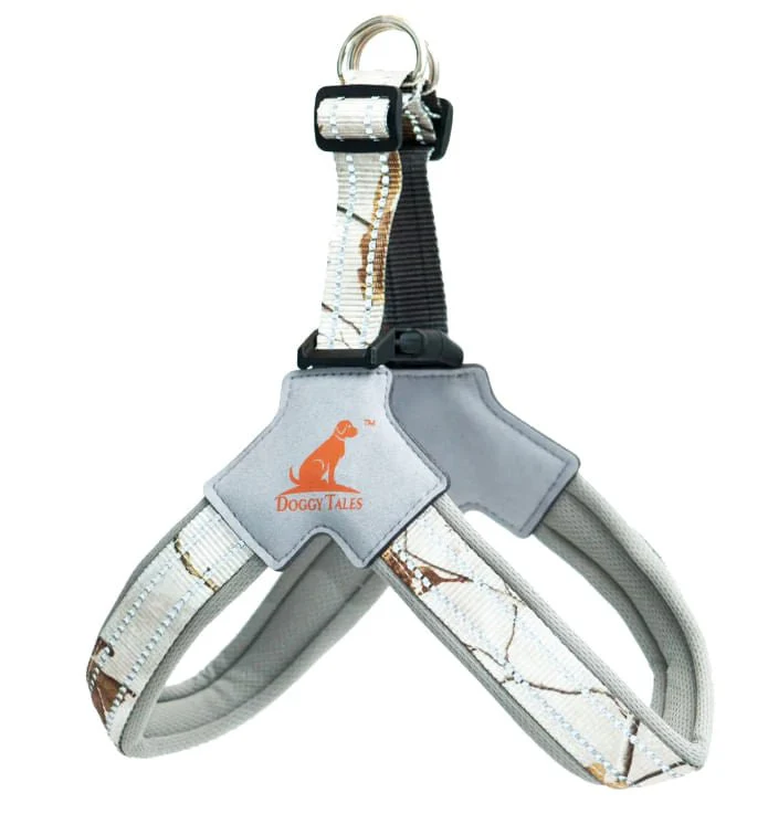 Doggy Tales Realtree Step In V Harness, Snow - Buy Pet Shop