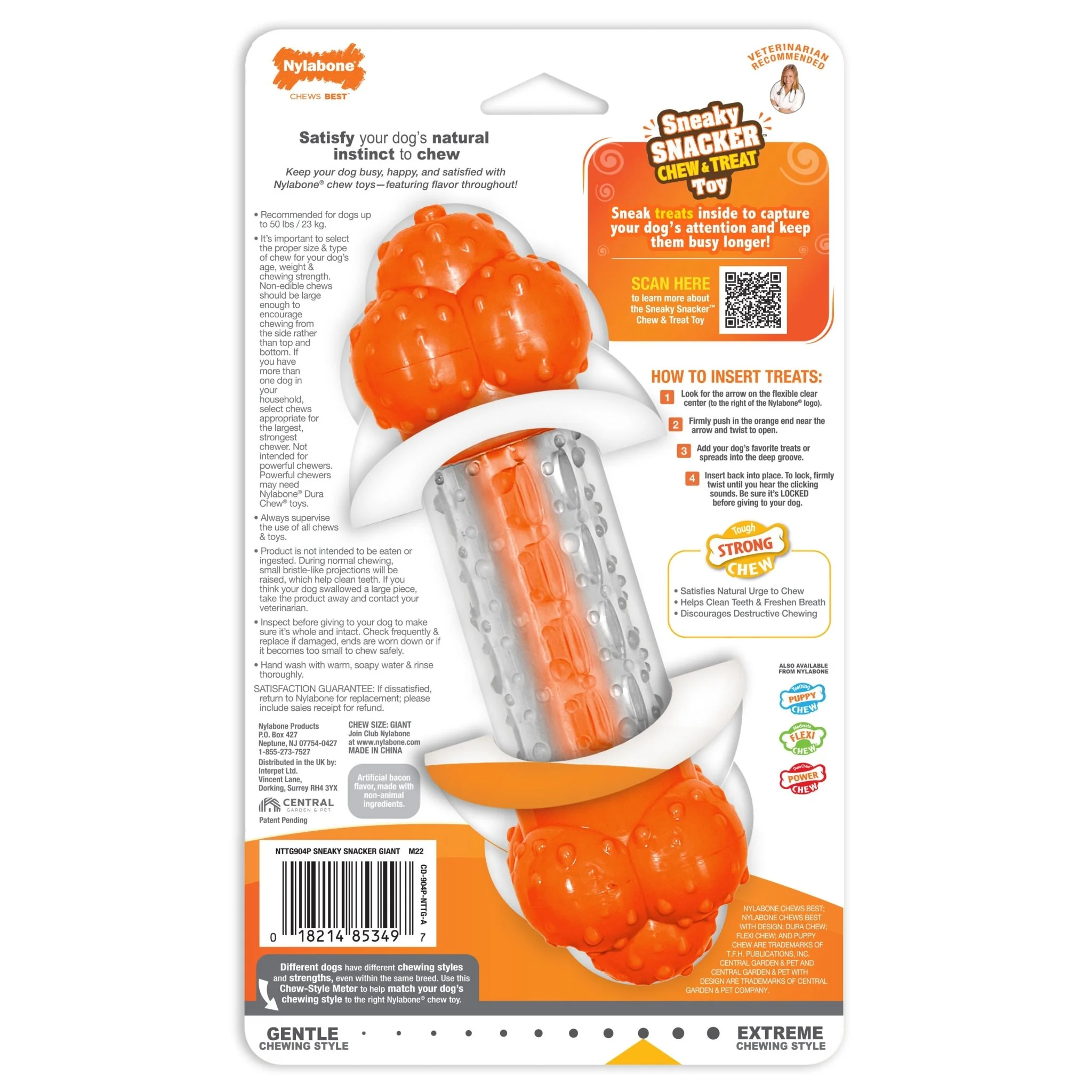 Sneaky Snacker Dog Treat Toy, Bacon - Buy Pet Shop
