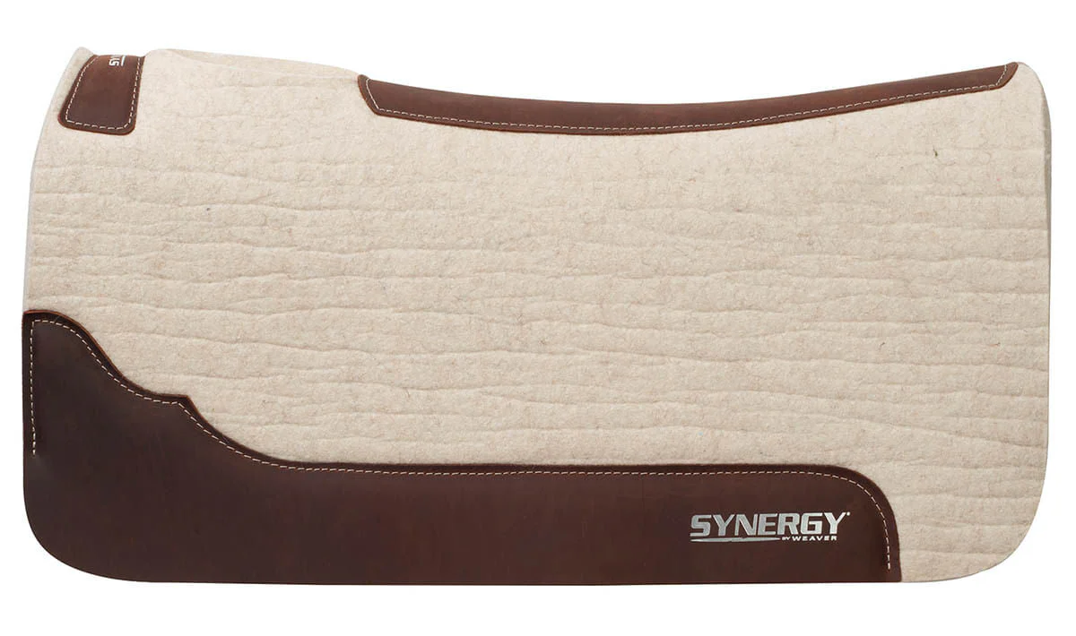 Synergy Steam Pressed 100% Merino Wool Felt Performance Saddle Pad - Buy Pet Shop