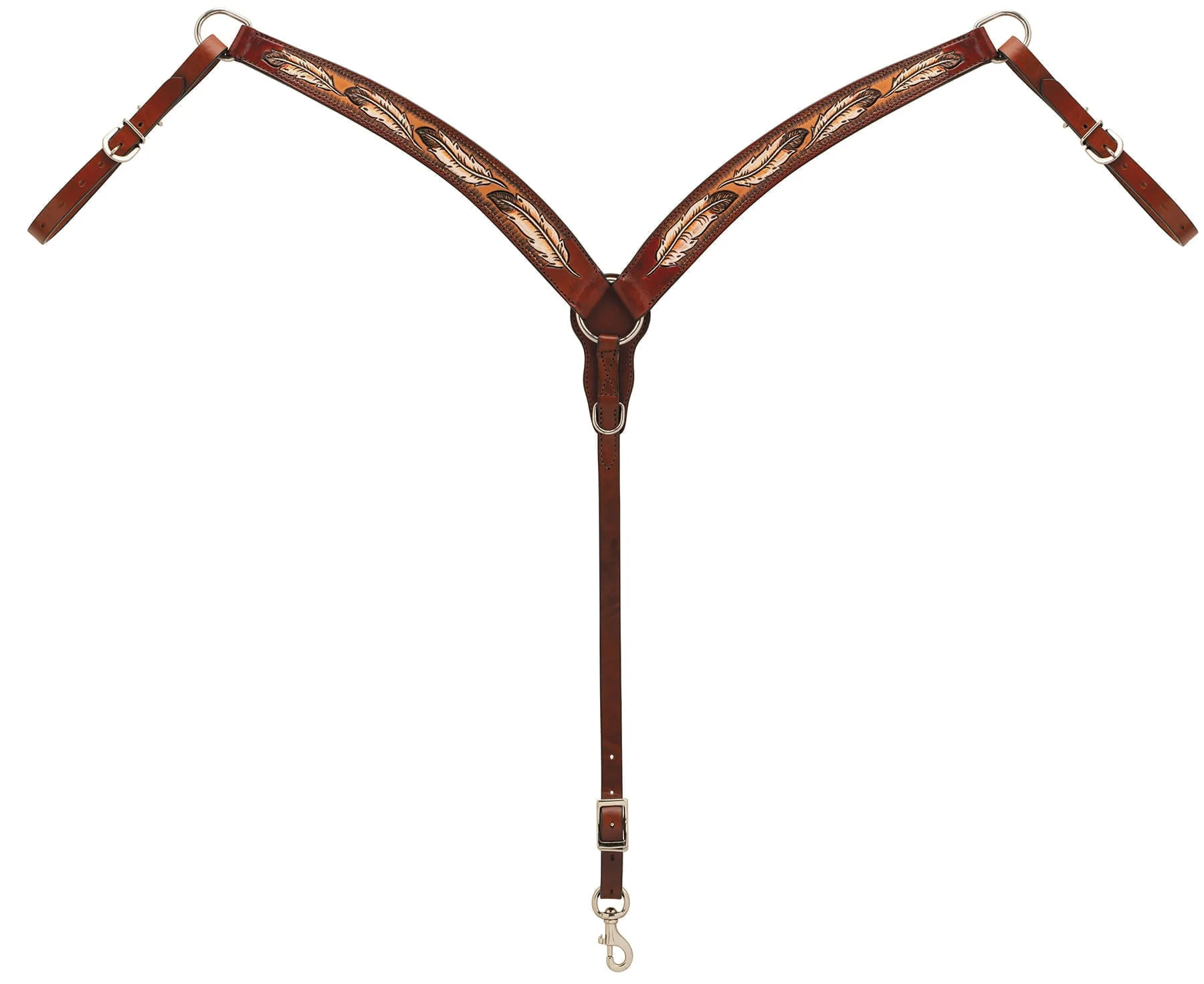 Turquoise Cross Coco Feather Breast Collar - Buy Pet Shop