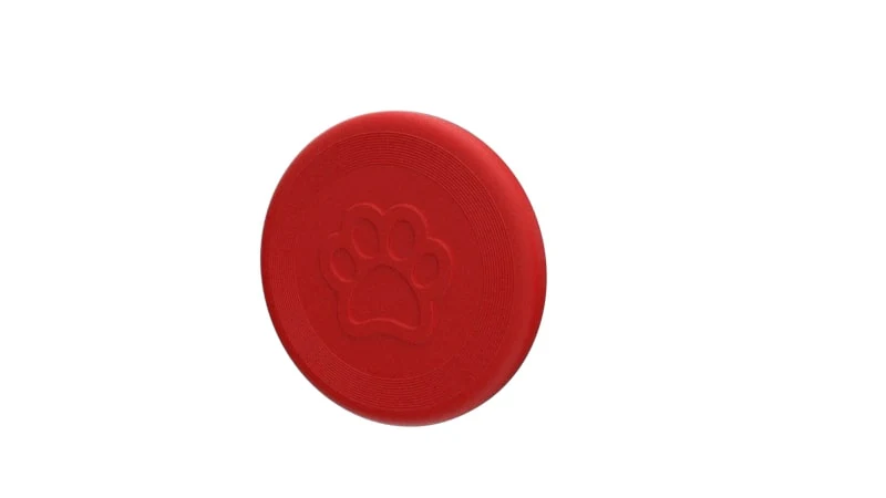 Red Paw Shaped Frisbee, Medium - Buy Pet Shop