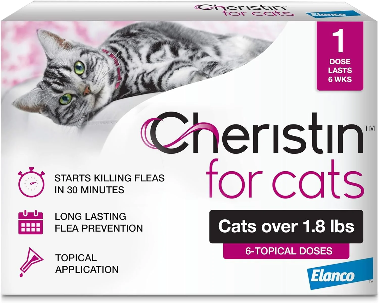 Cheristin Topical Flea Treatment for Cats - Buy Pet Shop