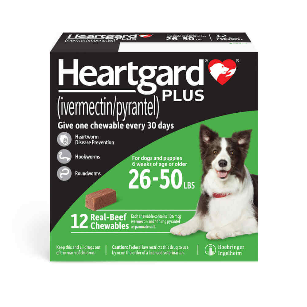 Rx Heartgard Plus for Dogs, 12 Chews - Buy Pet Shop