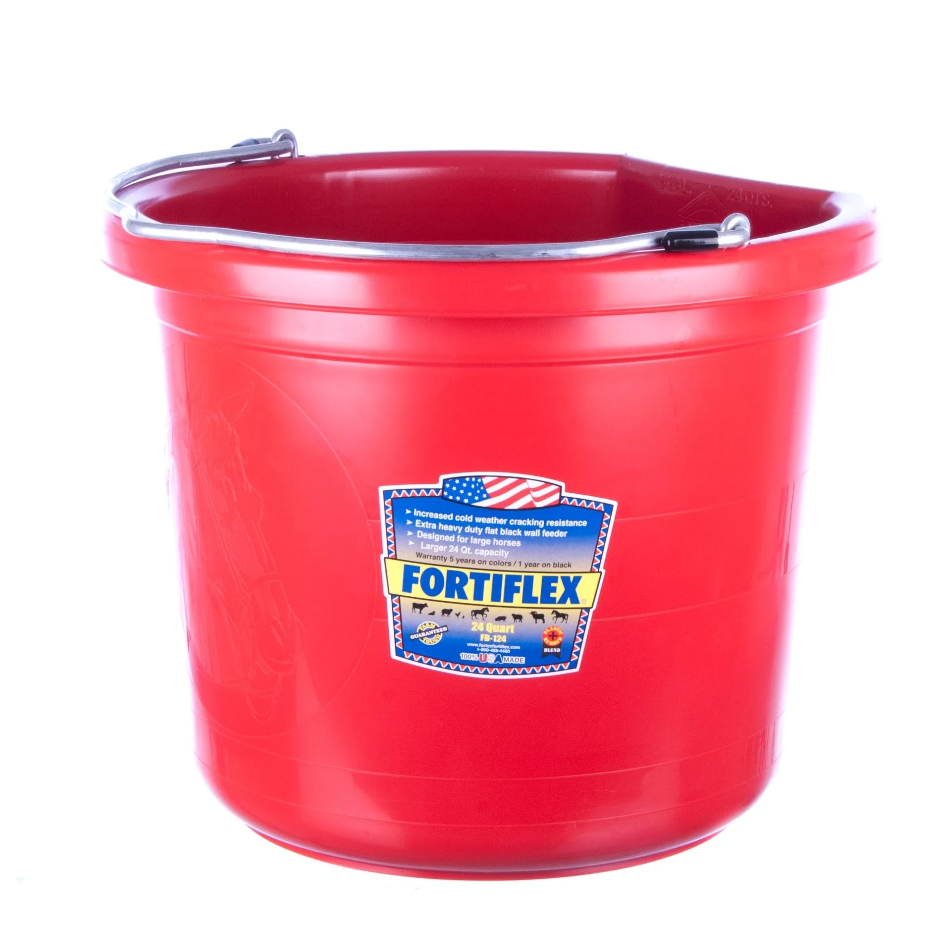 Fortiflex Flatback Bucket 24 qt (6 gallon) - Buy Pet Shop