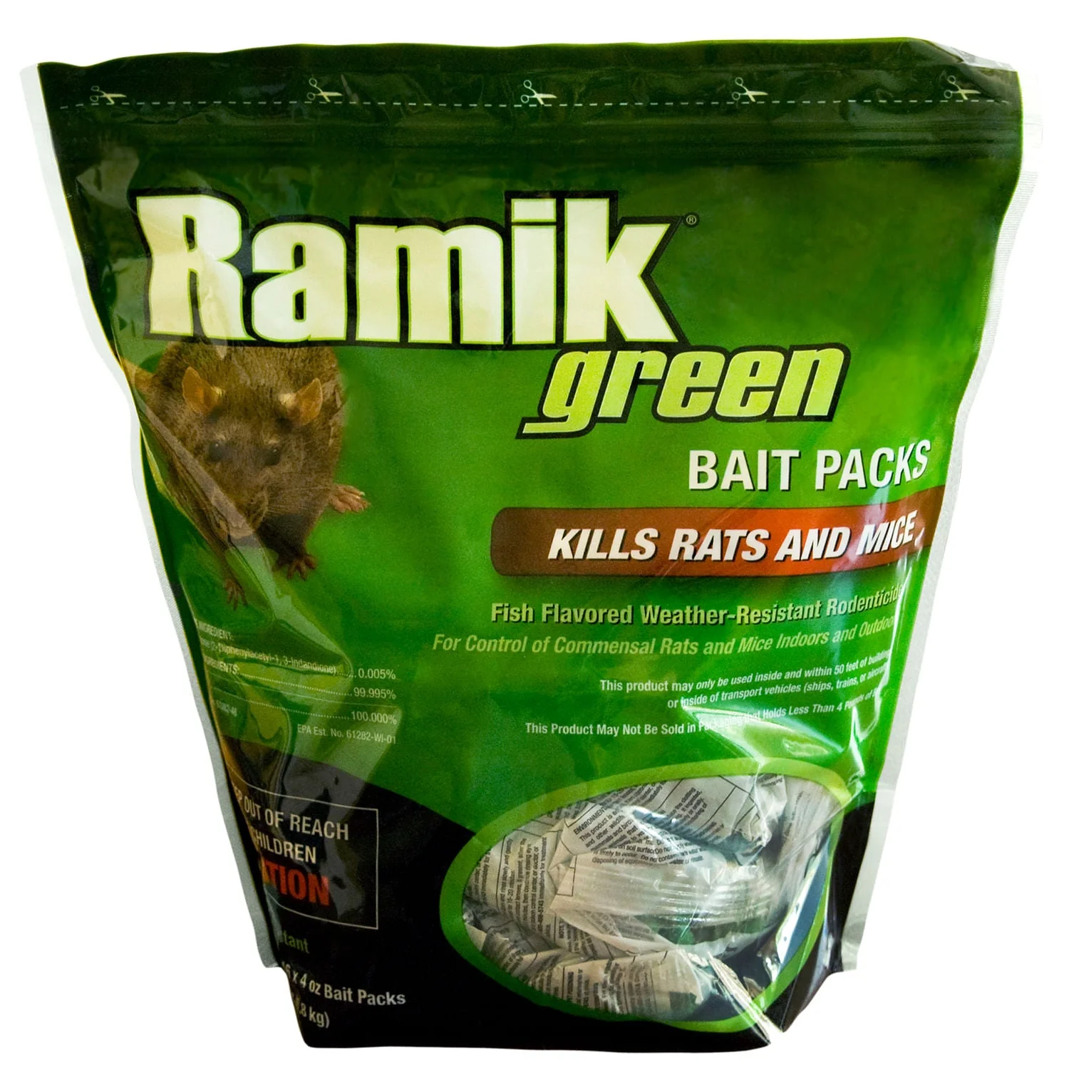 Ramik Green 4 oz Bait Packs - Buy Pet Shop