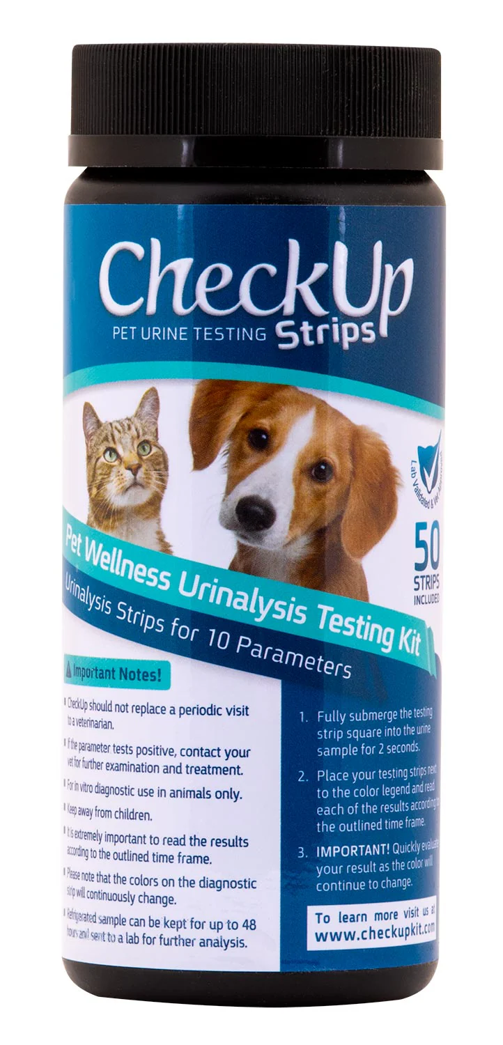 CheckUp 10-in-1 Urine Test Strips, Dog/Cat - Buy Pet Shop