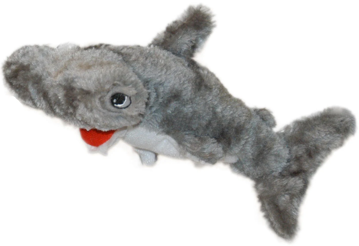 Hammerhead Shark Plush Squeaker Dog Toy, 8