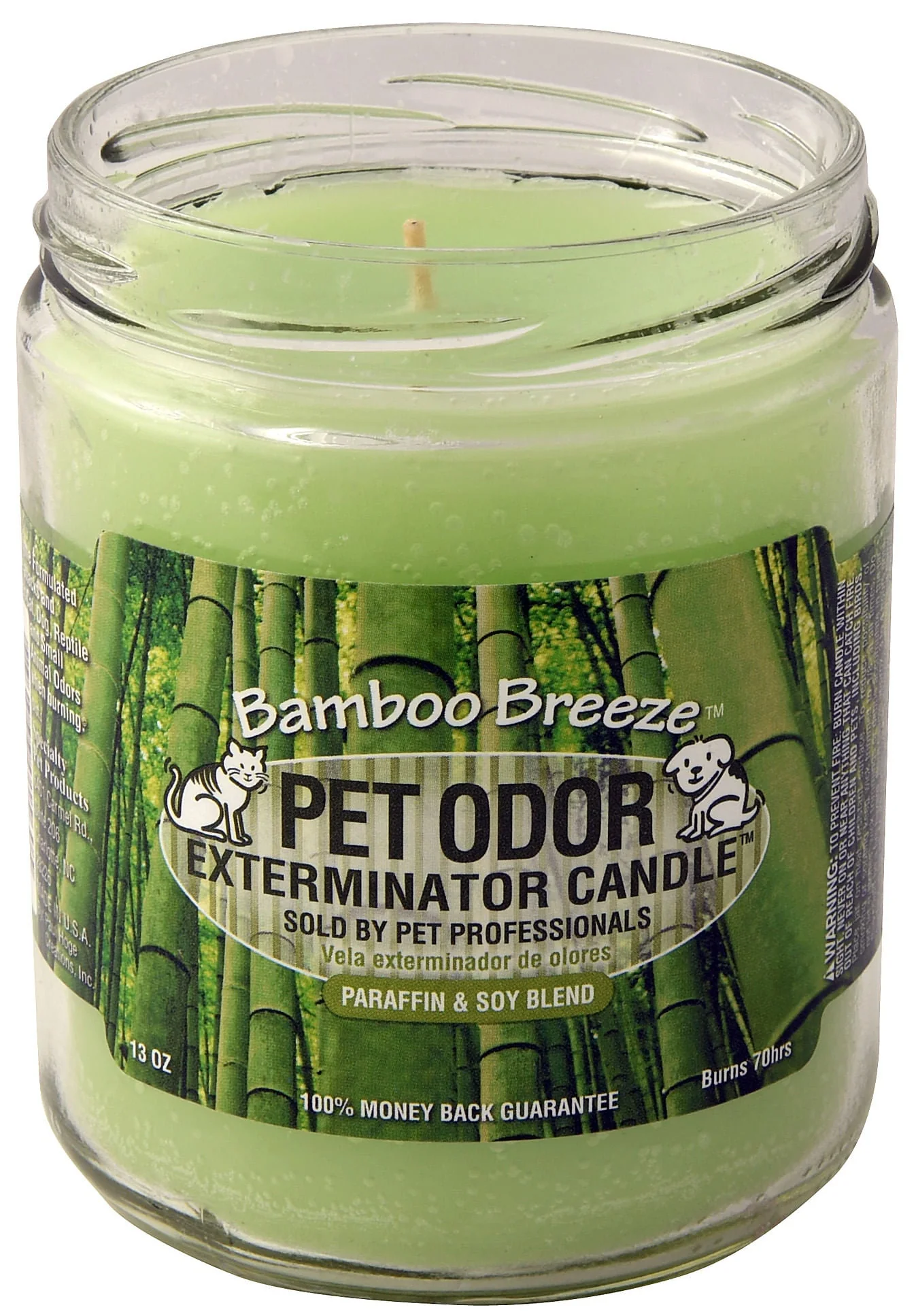 Pet Odor Exterminator Candle, Bamboo Breeze, 13 oz - Buy Pet Shop
